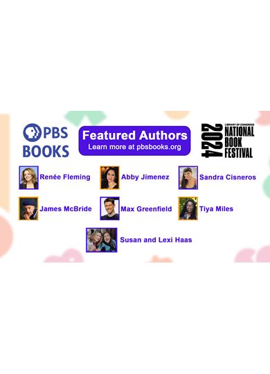 National Book Festival Partners withPBS Books to Amplify New and Beloved Literary Voices from the 2024 Festival