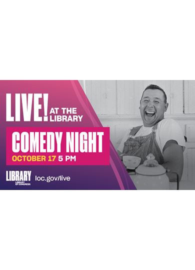 Celebrate Comedy Night During Live At The Library in October