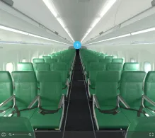 Transavia France Airbus A320neo seat maps 360 panorama view