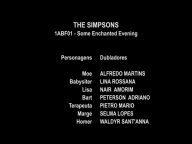 Moe Alfredo Martins Babysitter Lina Rossana Lisa Nair Amorim Bart Peterson Adriano Terapeuta Pietro Mario Marge Selma Lopes Homer Waldyr Sant'anna