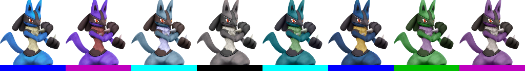 Lucario Palette (SSB4).png