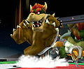 Using Bowser Bomb on Fox on Pokémon Stadium.