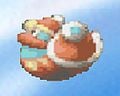 King Dedede's cameo in the background of the Dream Land stage.