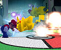 Pikachu's Skull Bash in Melee.