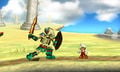 A sword-wielding Stalfos in SSB4.