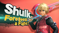 Shulk wielding the Monado in his SSB4 splash screen.