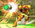 Samus using her Super Missile.