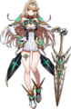 Mythra's original design in Xenoblade Chronicles 2.