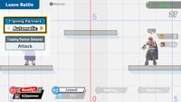 The pause menu, displaying training partner settings.