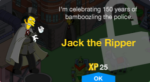 I'm celebrating 150 years of bamboozling the police.