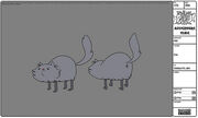 Modelsheet cat