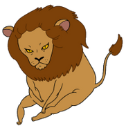 The lion that appeared in "Wizard"