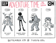 Adventure Time December line-up