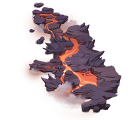 The Scorched Valley, as viewed from The World Map.