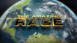 The Amazing Race title screen.