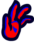 A character's hand, shown when a Crewmate is ejected into the lava on Polus (and confirm ejects are on) or when a player is ejected on The Airship.