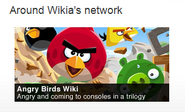 The Angry Birds Wiki spotlighted on the Wikia (now Fandom) network to promote Angry Birds Trilogy.[6]