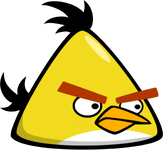 Chuck from the original Angry Birds.