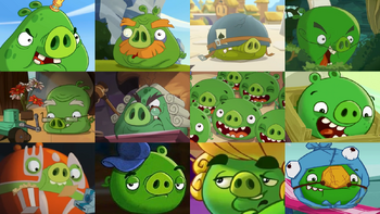 Bad Piggies Collage