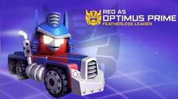 Optimus Prime na plakacie w formie pojazdu