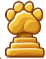 Cheese Paw Statue