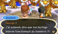 George parlant à Jeannot dans New Leaf