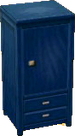 Dark blue wardrobe