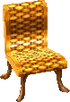 Cabana chair gold