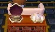 An open and a closed music box in New Leaf.