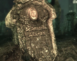 Amadeus Arkham’s grave.