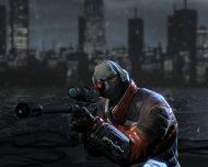 Deadshot Character Trophy Arkham Origins.