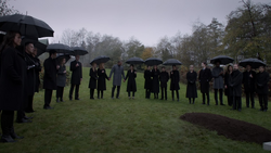 Oliver's funeral