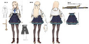 Klaudia Character Design in 1st Game