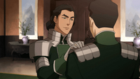 Kuvira convincing Bolin