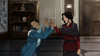 Asami hurting Varrick