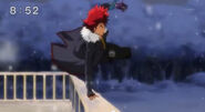 Basara fleeing