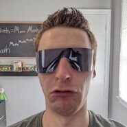 mystman12 wearing sunglasses, posted in his Instagram.