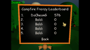 Campfire Frenzy leaderboard