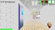 The already-used Alarm Clock from the Baldi's Basics Plus early access screenshot.