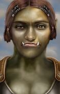 Flaylan the Orc, she will give you information if you spare her life.