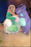 Nome as Molly the Mermaid and Barney.