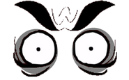 Evil Possessed Eyes with transparent shadow (by me)