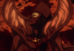 The Umbran Elder's death, as depicted in Bayonetta: Bloody Fate