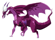 Charmcaster as a dragon