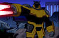 A yellow Techadon Robot