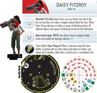 Daisy Fitzroy in HeroClix.