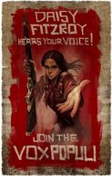 The revised Daisy Fitzroy poster, which appears in BioShock Infinite: Mind in Revolt.