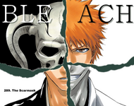 The color spread cover of chapter 289, featuring Ichigo and his inner Hollow.