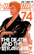 Ichigo and Rukia on the cover of Volume 74.