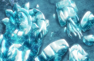 Mayuri seemingly shatters after being frozen.